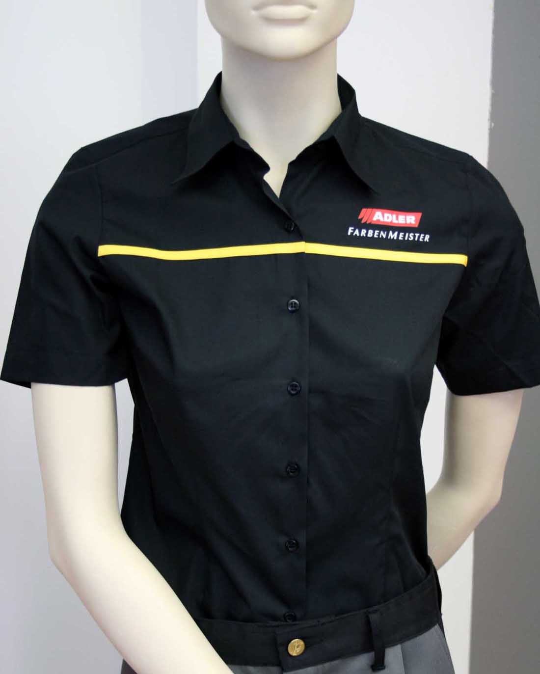 ADLER 15 - Damen Bluse Kurzarm  ADL - BL 1