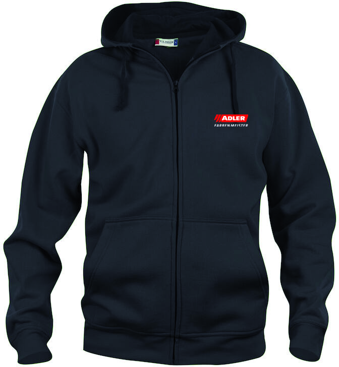 ADLER Basic Sweatjacke mit Kapuze 021034 